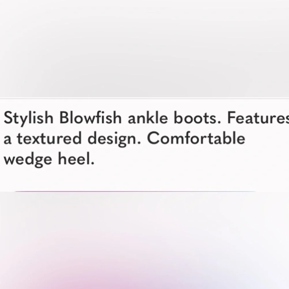 Blowfish Malibu Tan Wedge Stacked Heel Slouchy Ankle Booties